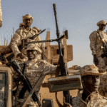 OMDURMAN, SUDAN: Members of a Sudanese special forces stand by as a feud between two generals fighting for power has dragged Sudan into civil war, turning Khartoum and its surroundings into ground zero for one of the world’s worst humanitarian catastrophes. Ivor Prickett/The New York Times/Redux